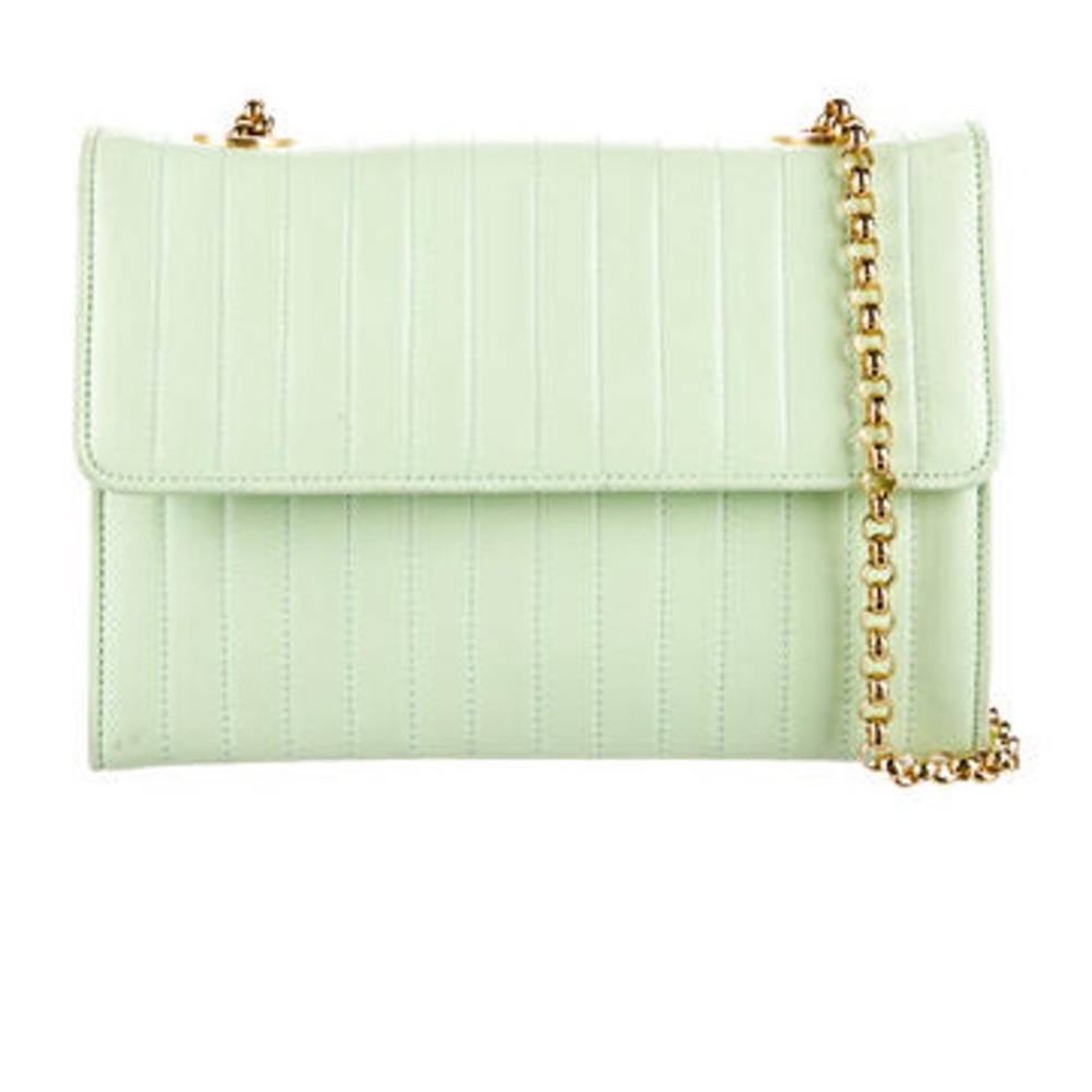 ESCADA Quilted Leather Chain-Link Crossbody Bag
